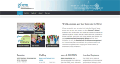 Desktop Screenshot of gfwm.de
