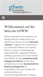 Mobile Screenshot of gfwm.de