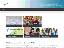 Tablet Screenshot of gfwm.de